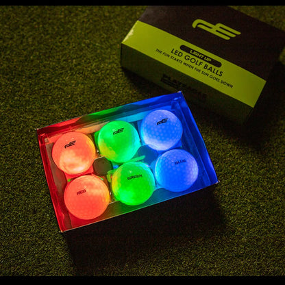 LED Light Up Golf Balls w/ 3-Layer Construction